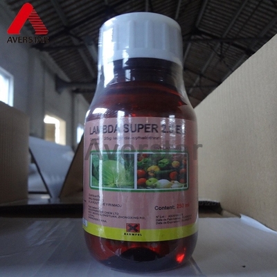 แลมบด้าไซฮาโลทรีนไร้สี 2.5% EC 25g/L EC ยาฆ่าแมลงเพื่อการควบคุมแมลงอย่างมีประสิทธิภาพ